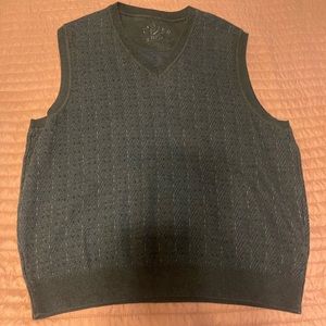 grey sweater vest